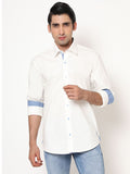 Moonlight White & Oceanic Blue Shirt