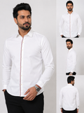 Somokey Hazelnut White shirt