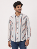 Blue Breezer -multi color Striped