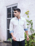 Moonlight White n Oceanic Blue