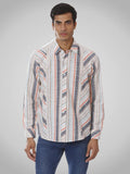 Blue Breezer -Orange & Black Striped