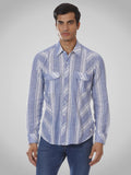 Blue Breezer - Blue & White Striped